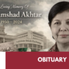 In loving memory of Dr. Akhtar