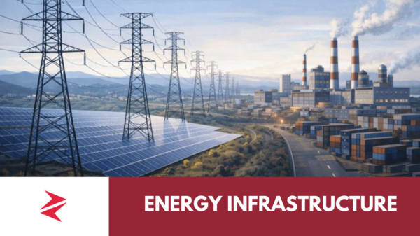 Pakistan’s industrial power transmission network and export cargo illustrating reduced wheeling charges and policy measures to support exporters