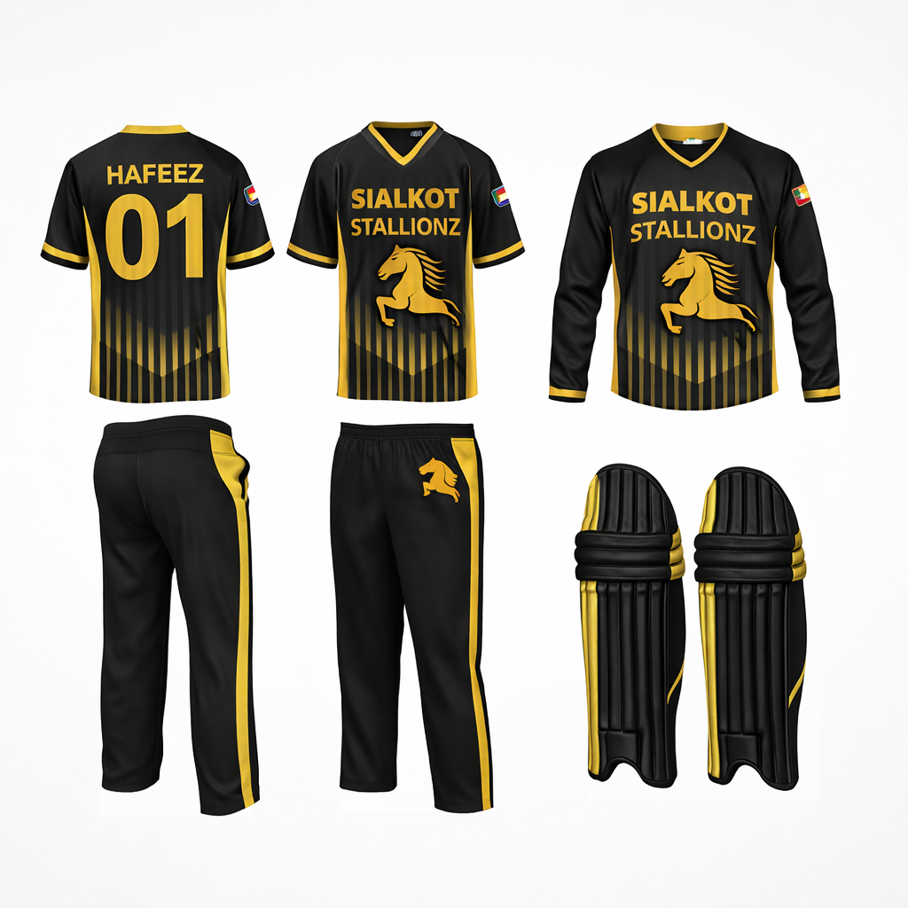 Sialkot Stallionz team uniform showcase