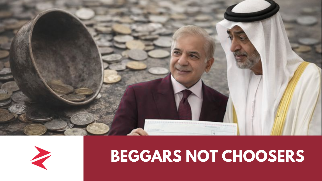 Cheque exchange amidst scattered coins