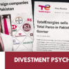 SECP 125 foreign companies exit claim alongside TotalEnergies official press release on sale of Total Parco shares in Pakistan