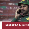 Sarfaraz Ahmed during Pakistan-India U-19 match