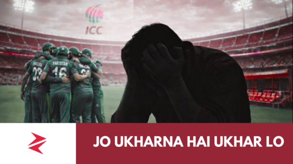 Pakistan cricket team standing in a neutral venue during T20 World Cup with India match absent