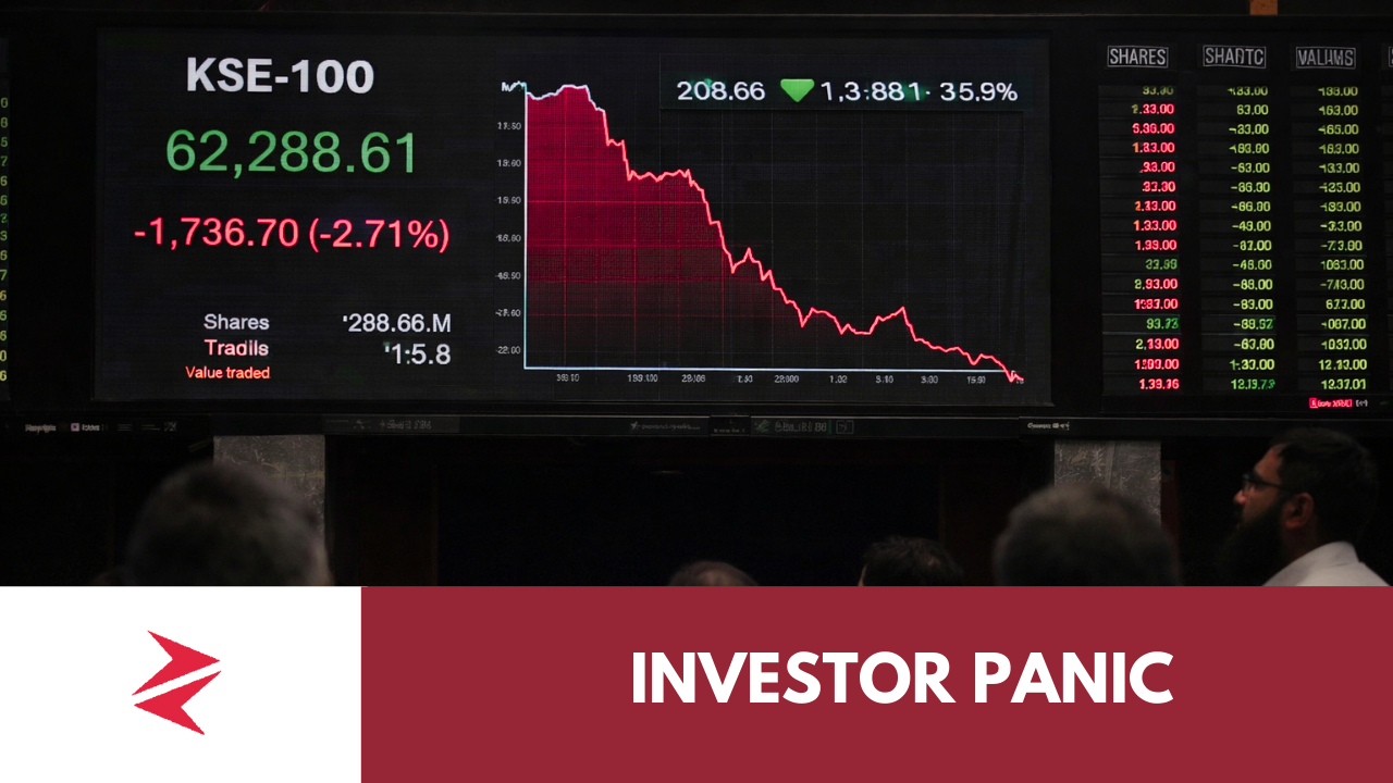 KSE-100 index hits sharp decline