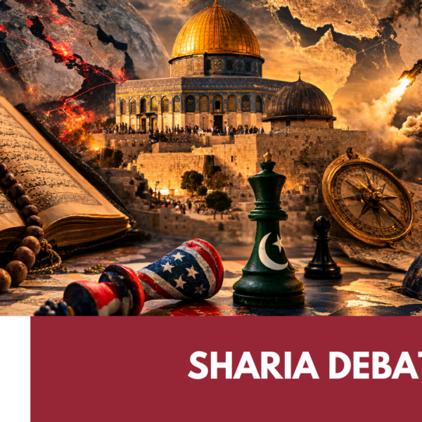 Jerusalem skyline featuring Al-Aqsa Mosque and the Temple Mount representing the intersection of religion, geopolitics, and eschatological narratives in Middle East conflicts.