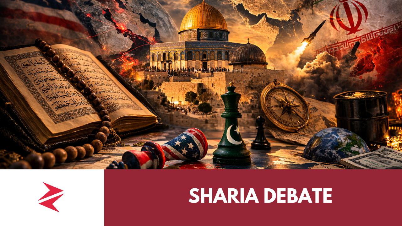 Jerusalem skyline featuring Al-Aqsa Mosque and the Temple Mount representing the intersection of religion, geopolitics, and eschatological narratives in Middle East conflicts.