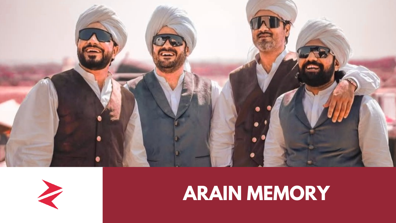 Family tree and migration map illustrating Arain ancestry, biradari memory, and DNA testing in Pakistan.