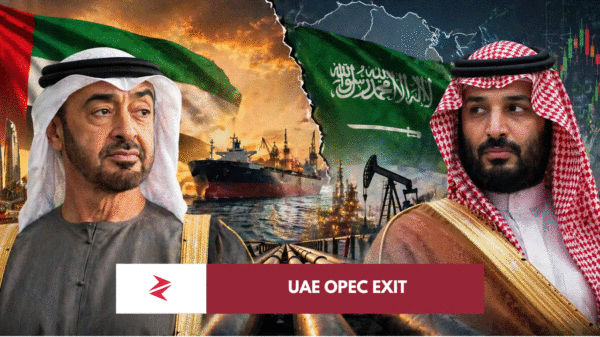 UAE OPEC exit and Saudi Arabia oil market rivalry amid Gulf energy tensions and Pakistan economic implications.