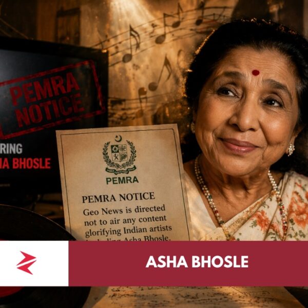Muted broadcast of Asha Bhosle tribute on Geo News under PEMRA restrictions representing media censorship in Pakistan