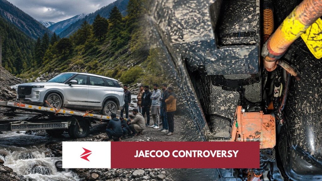 Jaecoo J7 PHEV stranded in Taobat after underbody high-voltage connector damage during northern Pakistan trip