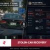 RoadDex APB concept showing passive number plate scanning for stolen vehicle recovery through a police-controlled alert system in Pakistan