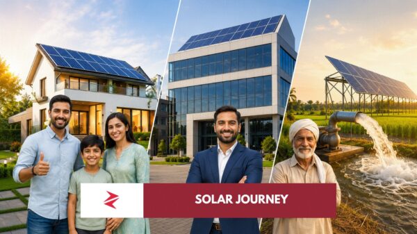 Hybrid solar customer journey in Pakistan showing load assessment, battery backup planning, inverter selection, and Zorays Solar quote process