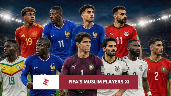 Muslim heritage World Cup 2026 best XI featuring players from Morocco, France, Germany, Spain, Senegal, Algeria and Egypt