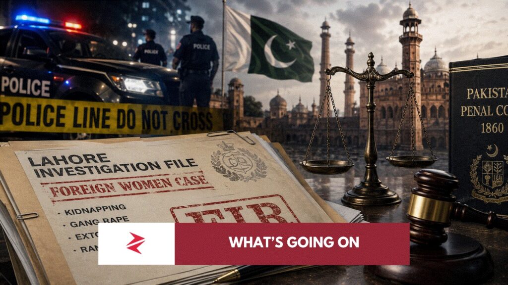 Lahore foreign women case police investigation files and courtroom evidence in Pakistan justice system.