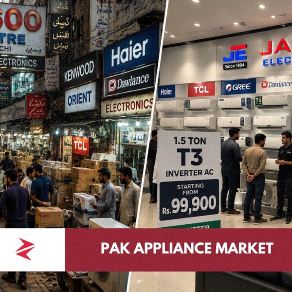 Karachi and Lahore appliance markets compared through Pakistani AC retail and dealer culture.
