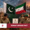 Pakistan and Kuwait defence delegations reviewing Decree-Law No. 73 of 2026 amid changing Gulf security conditions