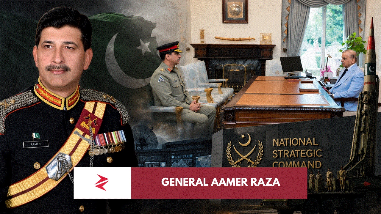 General Aamer Raza after appointment as Pakistan’s first Commander National Strategic Command