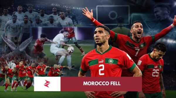Disputed ball-to-arm contact before Kylian Mbappé’s opening goal as Morocco face France in the 2026 World Cup quarter-final