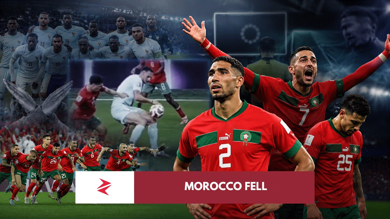 Disputed ball-to-arm contact before Kylian Mbappé’s opening goal as Morocco face France in the 2026 World Cup quarter-final