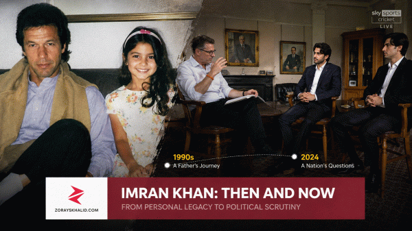 Pakistan cricket controversy after Sky Sports aired an interview with Imran Khan’s sons during the Lord’s Test.