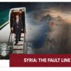 Syrian Foreign Minister Asaad al-Shaibani arriving in Islamabad beside a map of Abu al-Duhur Airbase following Israeli strikes in Syria.