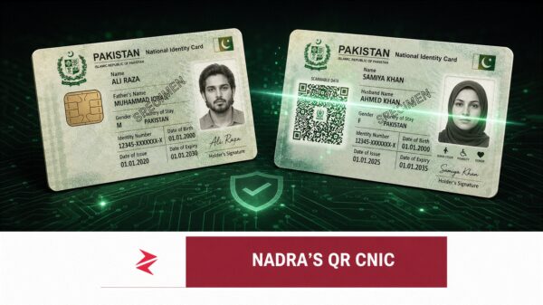 Pakistan’s old chip-based Smart NIC compared with NADRA’s new QR-based CNIC
