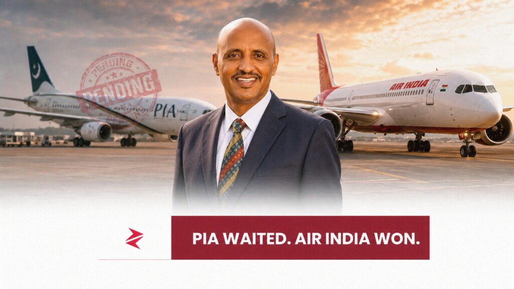 Tewolde Gebremariam between PIA and Air India as Pakistan’s security-clearance delay costs the airline a leading aviation CEO
