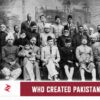 Muhammad Ali Jinnah surrounded by Muslim League and Punjab leaders during the Pakistan Movement