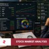 Pakistani investor analyzing PSX stocks using company comparisons, sector rotation, portfolio allocation and financial research dashboards
