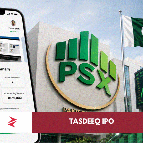 Tasdeeq Information Services PSX IPO featuring Pakistan’s private credit bureau and digital credit-reporting platform