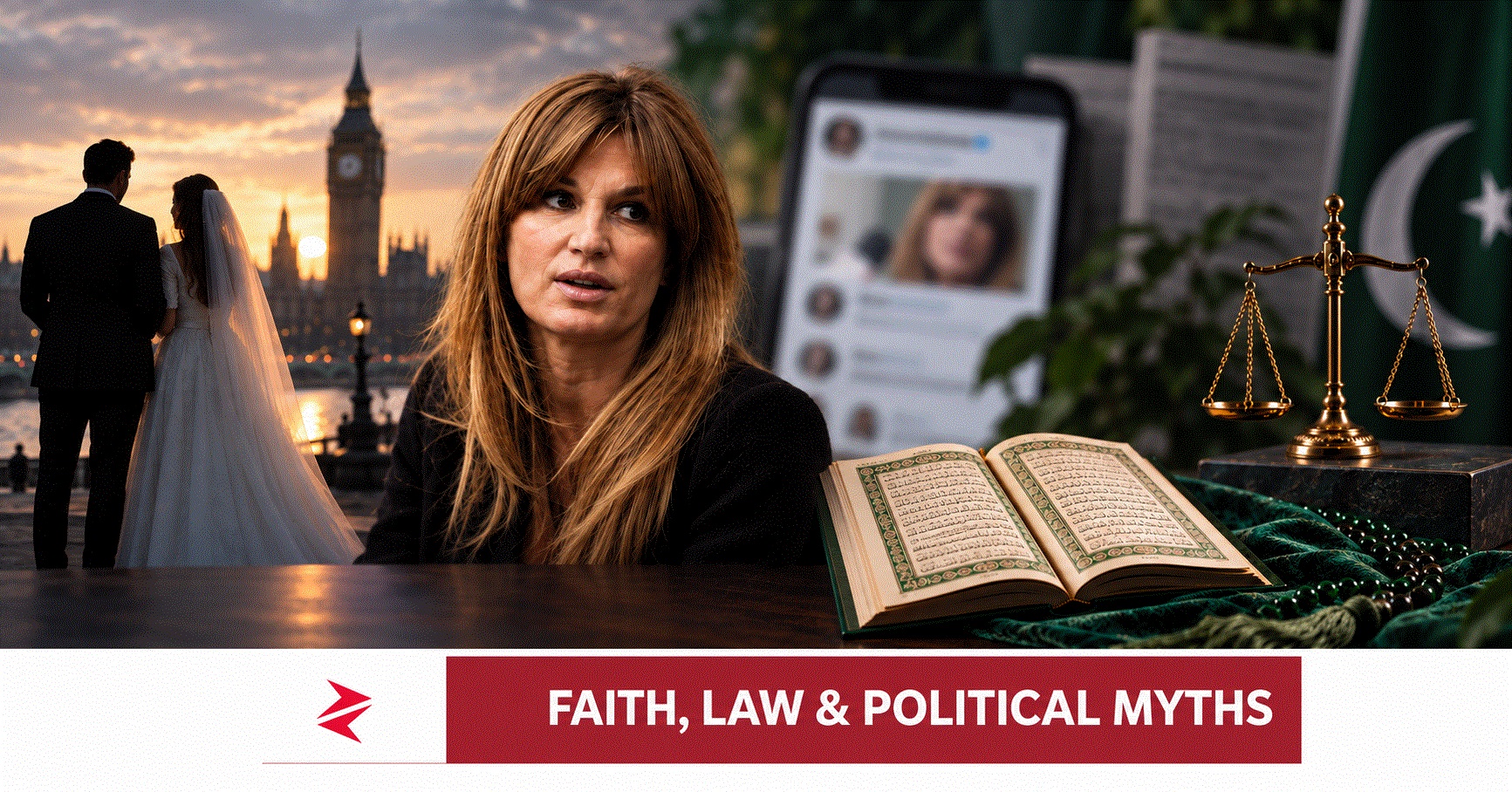 Jemima Goldsmith’s remarriage, Islamic jurisprudence and political misinformation surrounding Imran Khan.
