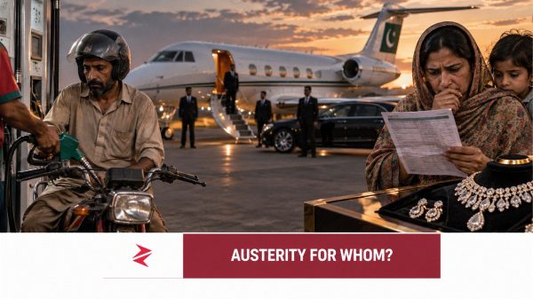 Government jet and diamond jewellery contrasted with Pakistanis facing soaring fuel and electricity costs