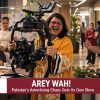 Arey Wah Pakistani web series producer and creative team filming inside an advertising agency