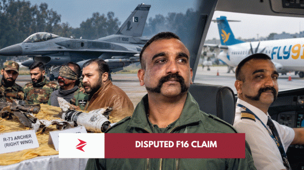 Abhinandan Varthaman, Pakistan Air Force F-16 and recovered MiG-21 missiles as the disputed 2019 F-16 claim resurfaces after his move to FLY91.