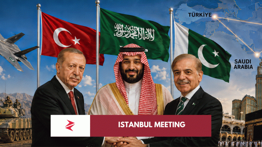 Pakistan Türkiye Saudi Arabia Makkah Joint Defence Agreement as the three countries institutionalise military cooperation after the Istanbul committee meeting.