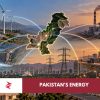 Pakistan energy system showing electricity generation, renewable power, transport fuels and industrial energy consumption