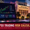 PSX position sizing and stock trading risk calculator by Zorays Khalid showing Rs. 25,000 investment capital, stop-loss and profit targets.