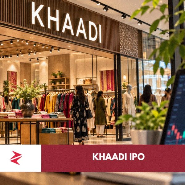 Khaadi fashion retail and Pakistan Stock Exchange imagery illustrating its proposed IPO and valuation debate.
