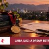 Physics books, a gold medal and admission papers symbolising the alleged education fraud involving Laiba Ijaz in Islamabad