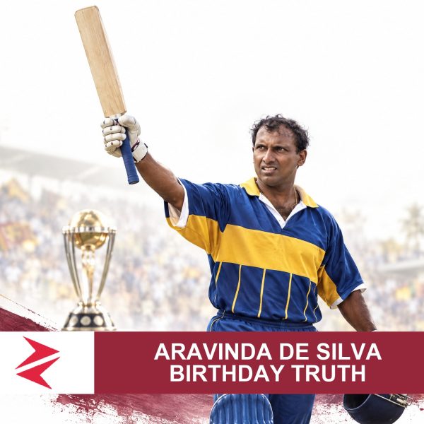 AI-generated editorial illustration: Conceptual editorial illustration for Aravinda de Silva Birthday Truth. Not a documentary photograph.