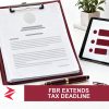 AI-generated editorial illustration: Conceptual editorial illustration for FBR Extends Tax Deadline. Not a documentary photograph.