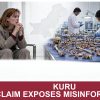 AI-generated editorial illustration: Conceptual editorial illustration for Kuru Claim Exposes Misinformation. Not a documentary photograph.
