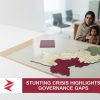 AI-generated editorial illustration: Conceptual editorial illustration for Stunting Crisis Highlights Governance Gaps. Not a documentary photograph.