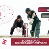 AI-generated editorial illustration: Conceptual editorial illustration for Scoreboard Discrepancy Exposed. Not a documentary photograph.