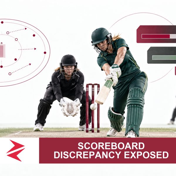 AI-generated editorial illustration: Conceptual editorial illustration for Scoreboard Discrepancy Exposed. Not a documentary photograph.